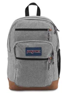 Plecaki szkolne i tornistry - Plecak szkolny JanSport Cool Student - grey letterman poly - miniaturka - grafika 1