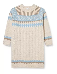 Boline Damska sukienka z dzianiny 81432377, beżowo-brązowa, niebieska, XS/S, beżowy, brązowy, niebieski, XS-S - Sukienki - miniaturka - grafika 1