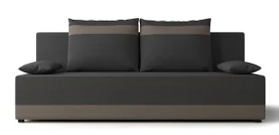 Szaro-brązowa sofa rozkładana z funkcją spania G2-N26 - Sofy i kanapy Szaro-brązowa sofa rozkładana z funkcją spania G2-N26 - Sofy i kanapy - miniaturka - grafika 1