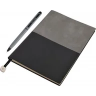 Długopisy - Notes A5 i długopis PIERRE CARDIN B3501200IP307 Szaro Czarny - miniaturka - grafika 1