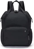 Plecaki - Plecak antykradzieżowy damski Pacsafe Citysafe CX 17L Econyl Black - miniaturka - grafika 1