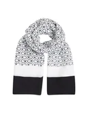 Apaszki i szaliki damskie - Calvin Klein Chusta K60K612706 Czarny - miniaturka - grafika 1