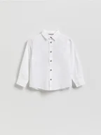 Kombinezony dla dzieci - Reserved - Bawełniana koszula - biały - miniaturka - grafika 1