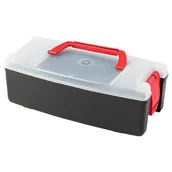 Pojemniki przemysłowe - Pojemnik wielofunkcyjny czarno-transparentny mały 9,5" Patrol Group - miniaturka - grafika 1