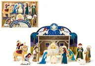 Zabawki kreatywne - Szopka bożonarodzeniowa drewniana jumbo Melissa & Doug - zabawka - miniaturka - grafika 1
