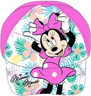 Czapki dla dzieci - Czapka z daszkiem dla dzieci z Myszką Minnie Różowa - miniaturka - grafika 1