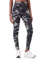 Legginsy - Urban Classics Damskie legginsy z wysokim stanem Camo Tech klasyczne spodnie, Dark Camo, S - miniaturka - grafika 1