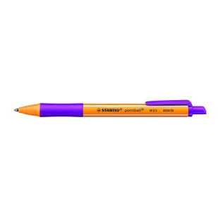 Stabilo SCHWAN Długopis automatyczny 0.5mm fioletowy Pointball - Długopisy - miniaturka - grafika 1