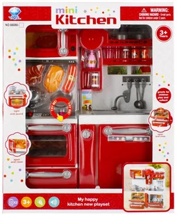 Mega Creative Meble Kuchenne z Akcesoriami 439022 - Lalki dla dziewczynek - miniaturka - grafika 1