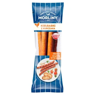 Kiełbaski Z Kurczka 360G Morliny - Pasztet i przetwory mięsne - miniaturka - grafika 1