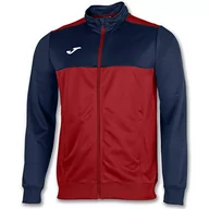 Bluzy dla chłopców - Joma Winner bluza chłopięca, czerwona/granatowa, XXS - miniaturka - grafika 1