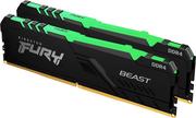 Pamięci RAM - Kingston FURY 16GB 2x8GB 3600MHz CL17 Beast RGBKF436C17BBAK2/16 - miniaturka - grafika 1