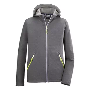 Killtec Chłopięca kurtka z kapturem KOS 60 BYS FLX JCKT, szara, 164, 37838-000 - Kurtki i płaszcze dla chłopców - miniaturka - grafika 1