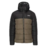 Kurtki męskie - Męska Kurtka zimowa pikowana HI-TEC VARMI II M000264394 – Czarny - miniaturka - grafika 1