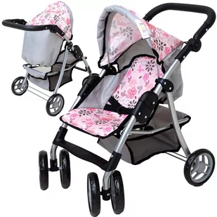 Wózek dla lalek spacerowy składany REGULOWANY DUŻA LEKKA SPACERÓWKA Doris - Domki dla lalek Wózek dla lalek spacerowy składany REGULOWANY DUŻA LEKKA SPACERÓWKA Doris - Domki dla lalek - miniaturka - grafika 1