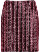 Spódnice - TAIFUN Krótka spódnica wykonana ze strukturalnego materiału Różowy 46/L - miniaturka - grafika 1