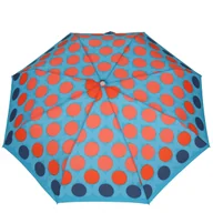 Parasole - Turkusowy parasol damski automatyczny od F.P. PARASOL Wiatroodporny - miniaturka - grafika 1