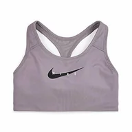 Biustonosze - Nike Damski biustonosz W Nk Swoosh Pack Grx Bra Sports Bra fioletowy Purple Smoke/Purple Smoke/Black l DC5551-531 - miniaturka - grafika 1