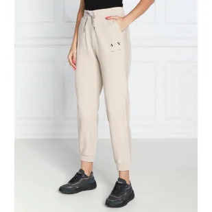 Armani Exchange Spodnie dresowe | Regular Fit - Dresy damskie - miniaturka - grafika 1
