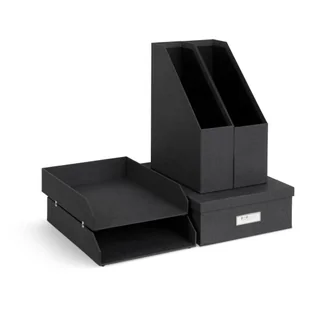 Kartonowe organizery na dokumenty zestaw 5 szt. Holger – Bigso Box of Sweden - Akcesoria na biurko - miniaturka - grafika 1