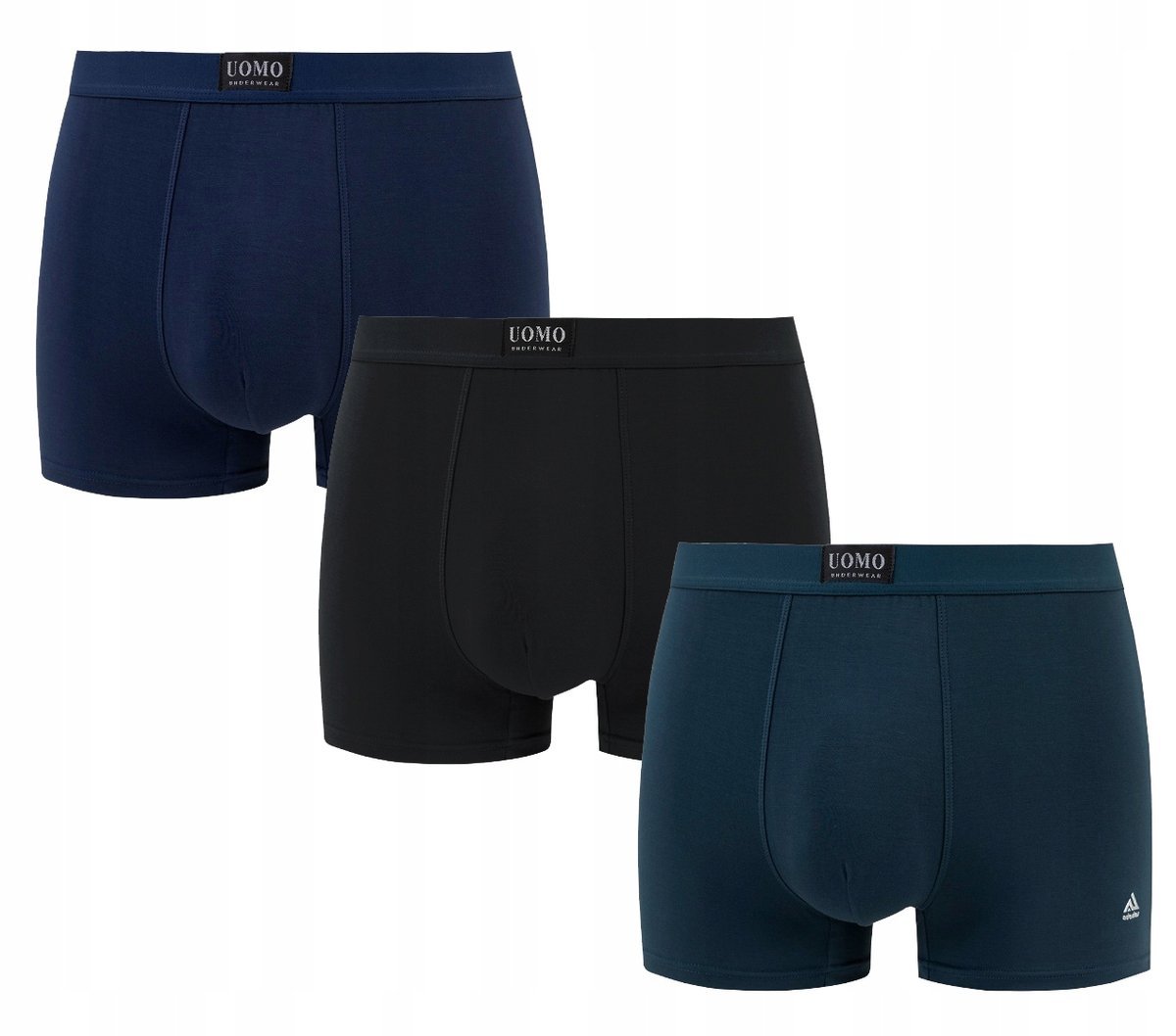 3x MĘSKIE BAWEŁNIANE BOKSERKI MAJTKI MODAL TRÓJPAK ZESTAW ROZMIAR XXL