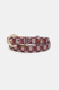 Guess pasek damski kolor bordowy BW9178 P4425 - Paski - miniaturka - grafika 1