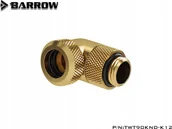 Chłodzenie wodne - Barrow Barrow Multi-Link Adapter Anschluss 90 Grad G1/4 Zoll AG auf 12mm AD Hardtube - drehbar, gold - miniaturka - grafika 1