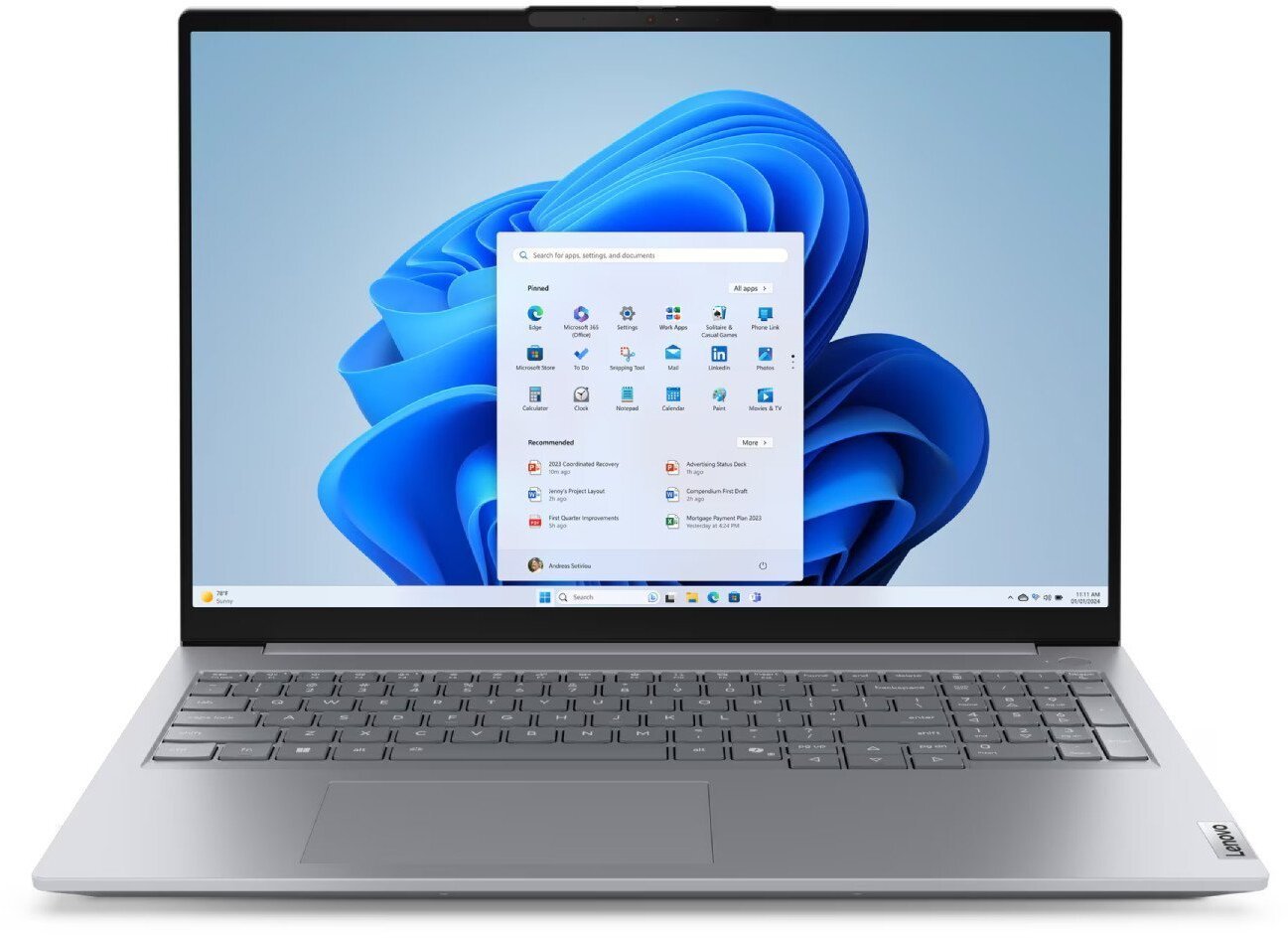 Lenovo ThinkBook 16 G8 IAL Ultra 7 255H / 32 GB / 1 TB / W11 Pro 21SK00R0PB