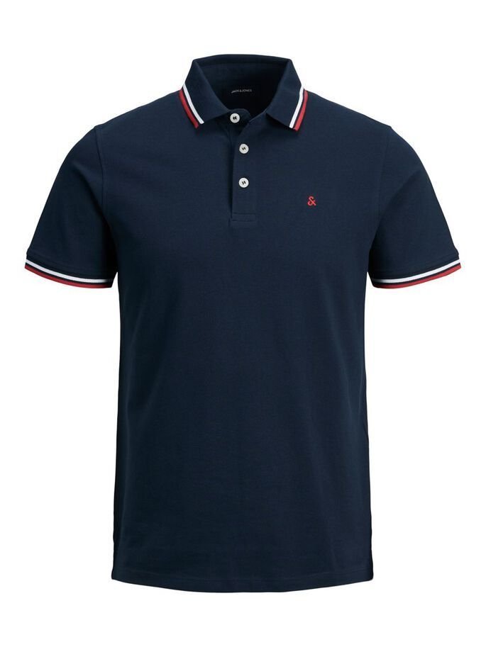 polo uomo jack and jones 12136668 paulos navy blazer/slim fit