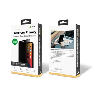 JCPal Preserver Privacy Prywatyzujące szkło ochronne do iPhone 14 - Szkła hartowane na telefon - miniaturka - grafika 5