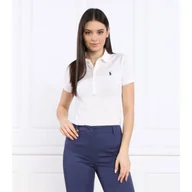 Koszulki i topy damskie - POLO RALPH LAUREN Polo Julie | Slim Fit | pique - miniaturka - grafika 1