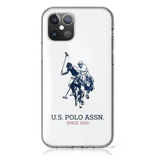 U.s. polo assn US Polo USHCP12STPUHRWH iPhone 12 5,4" biały/white Shiny Big Logo - Etui i futerały do telefonów - miniaturka - grafika 1