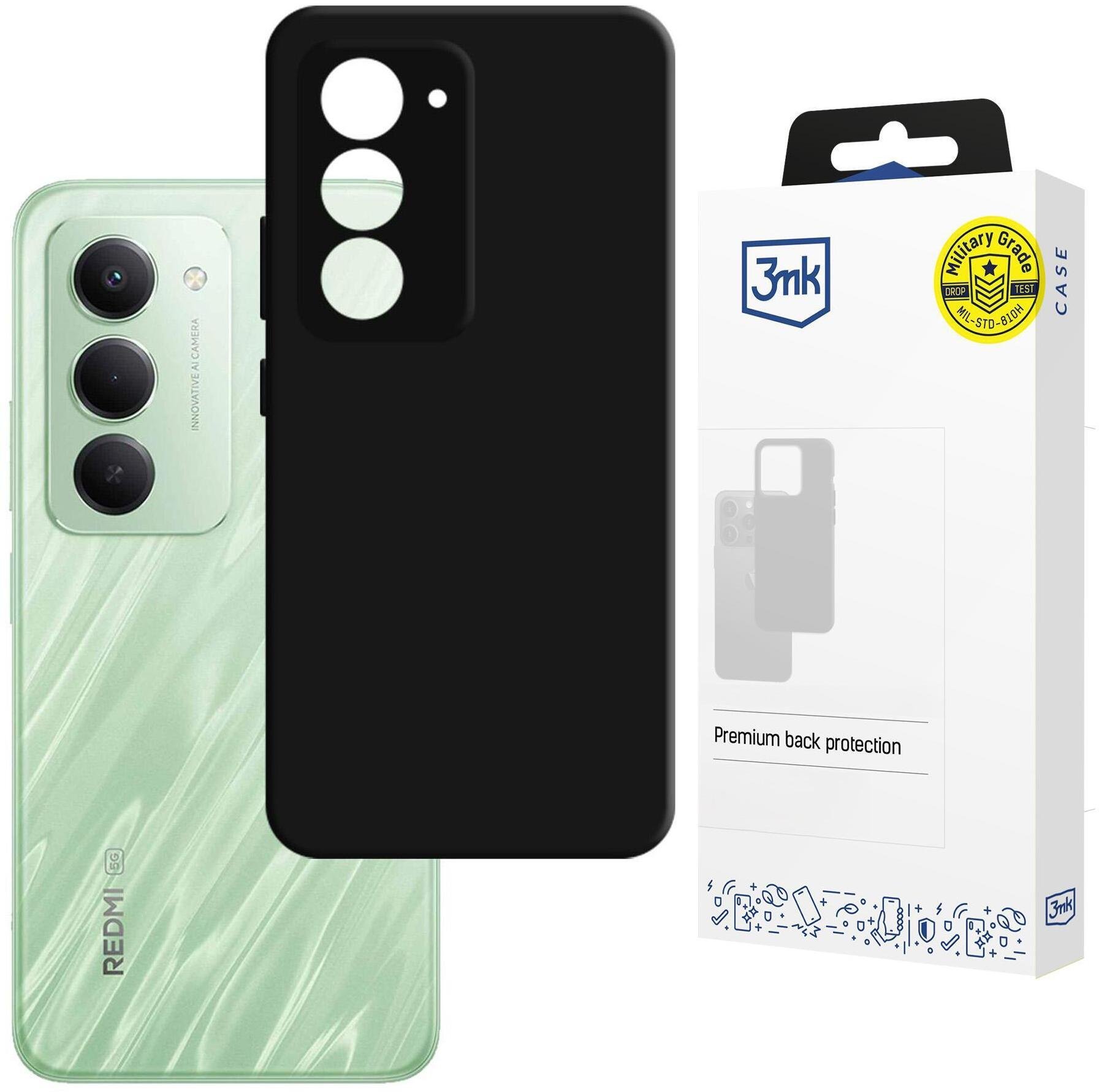 3MK Redmi 15 4G - 3mk Hardy Mellow Case Black