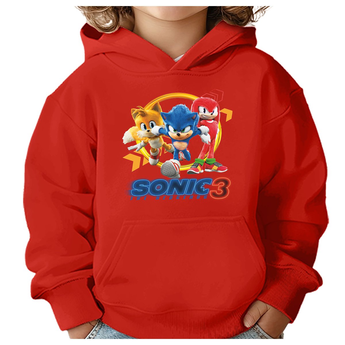 BLUZA DZIECIĘCA SONIC 3 122-128 CHŁOPIĘCA DZIEWCZĘCA PREZENT