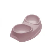 Miski dla psów - Podwójna Miska Comfy Space Bowl 2X200 ML Różowa - miniaturka - grafika 1