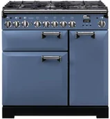 Kuchenki gazowo-elektryczne - Falcon Leckford Deluxe 90 Niebieski stone chrom - miniaturka - grafika 1