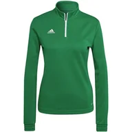 Bluzy damskie - Bluza Damska Adidas Entrada 22 Top Training Zielona Hi2131-2Xs - miniaturka - grafika 1