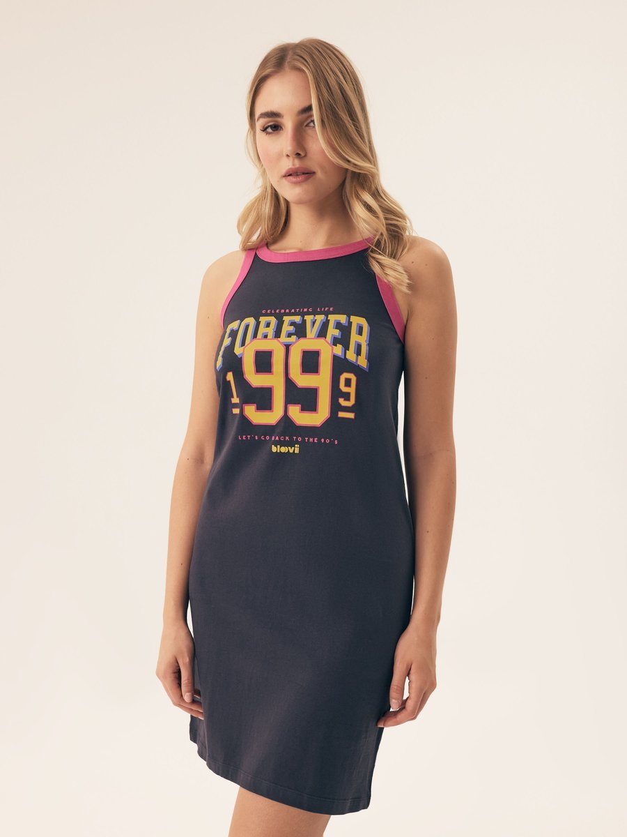 Koszula nocna Forever Bloovii navy S