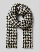 Apaszki i szaliki damskie - Szal z frędzlami model ‘AVANJA’ - miniaturka - grafika 1