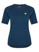 Koszulki i topy damskie - Ziener Damska koszulka rowerowa NESTONIA – rower górski, rower wyścigowy, oddychająca, szybkoschnąca, elastyczna, z krótkim rękawem, granatowa, rozmiar 34 - miniaturka - grafika 1