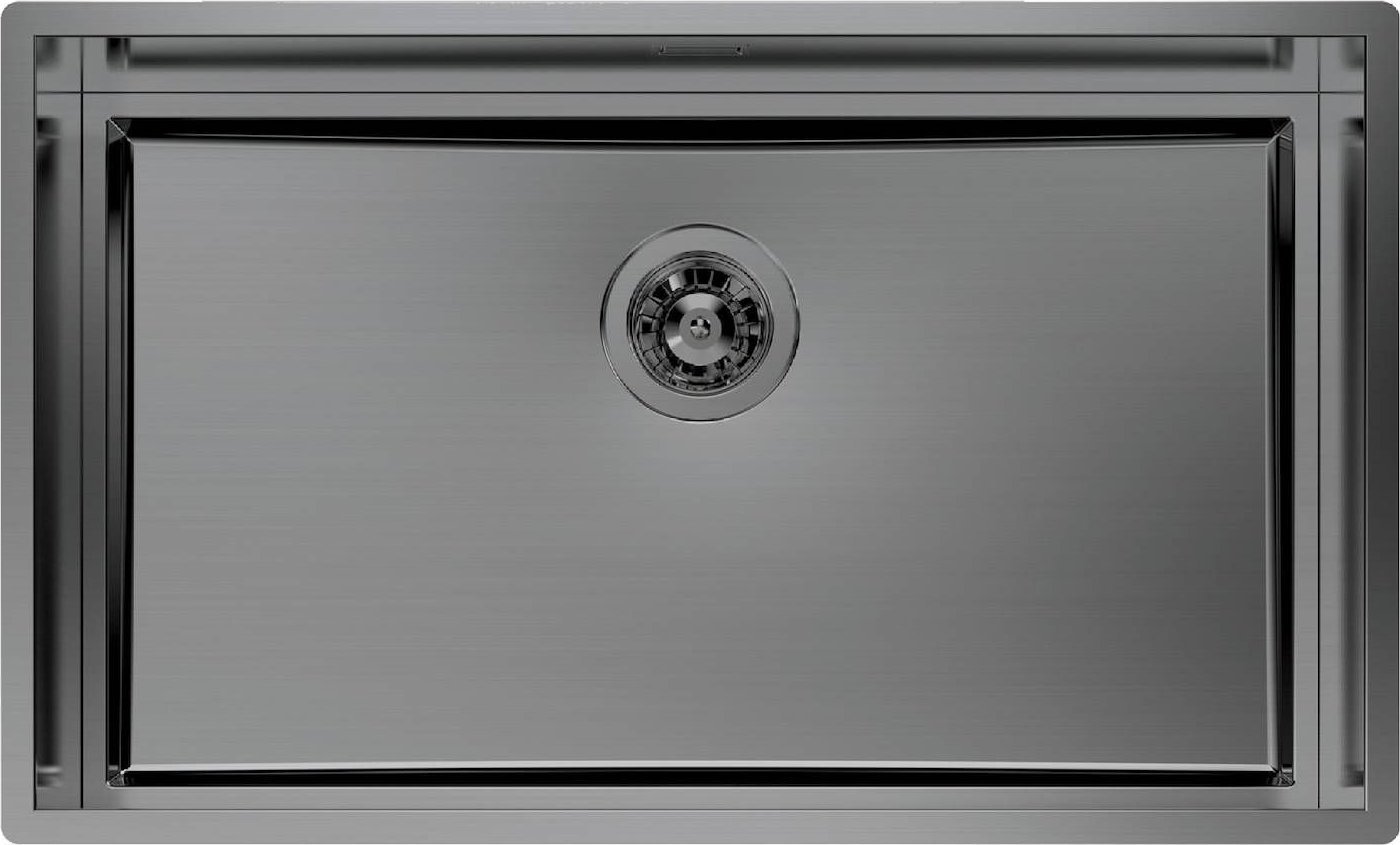 Foster Zlewozmywak 1257056 QUADRA EVO 74x43 FL.M.GUNMETAL + RUSZT