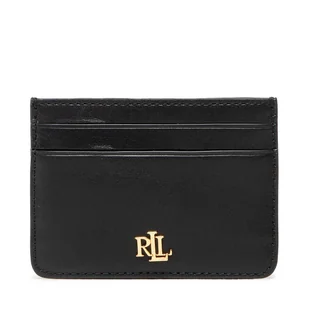 Etui na karty kredytowe Lauren Ralph Lauren Slim Card 432876732001 Czarny - Etui na dokumenty i karty - miniaturka - grafika 1