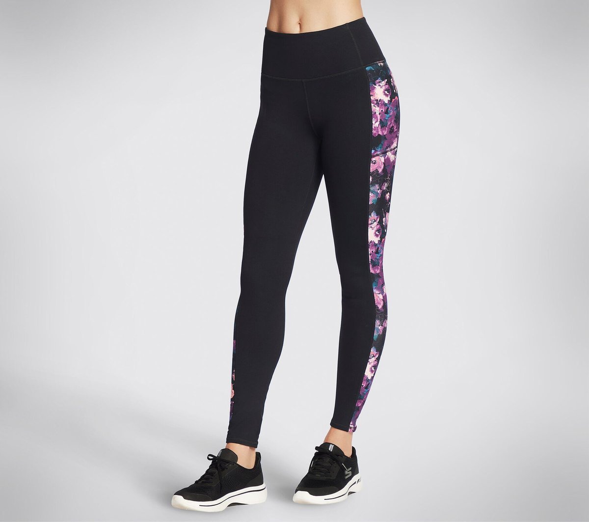 Leginsy Damskie Skechers The Gowalk Linear Fl Wielokolorowe M