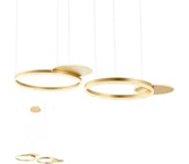 Lampy sufitowe - Redo 01-2609 - LED Żyrandol ściemnialny na lince SIGUA LED/114W/230V 3000K złoty - miniaturka - grafika 1