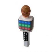 Instrumenty muzyczne dla dzieci - Isere Bezprzewodowy mikrofon do karaoke z głośnikiem - miniaturka - grafika 1