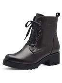 Botki damskie - Marco Tozzi Botki w kolorze brązowym - miniaturka - grafika 1