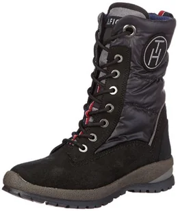 Tommy Hilfiger BRITT 6 C śniegowce damskie, czarny - czarny (Black 990) - 38 EU - Śniegowce damskie - miniaturka - grafika 1