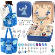 Maskotki i pluszaki - TOREBKA TOREBECZKA + ZESTAW DO ROBIENIA BRANSOLETEK BIŻUTERII STICH STITCH - miniaturka - grafika 1