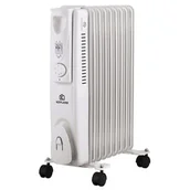 Ogrzewanie przenośne - Grzejnik olejowy elektryczny 9 żeber 2000W Kepland - miniaturka - grafika 1