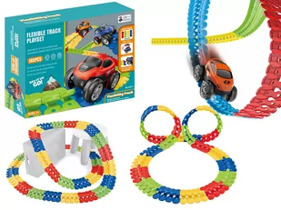 Elastyczny TOR Samochodowy WYŚCIGOWY FLEX Auto 145 - Klocki - miniaturka - grafika 1